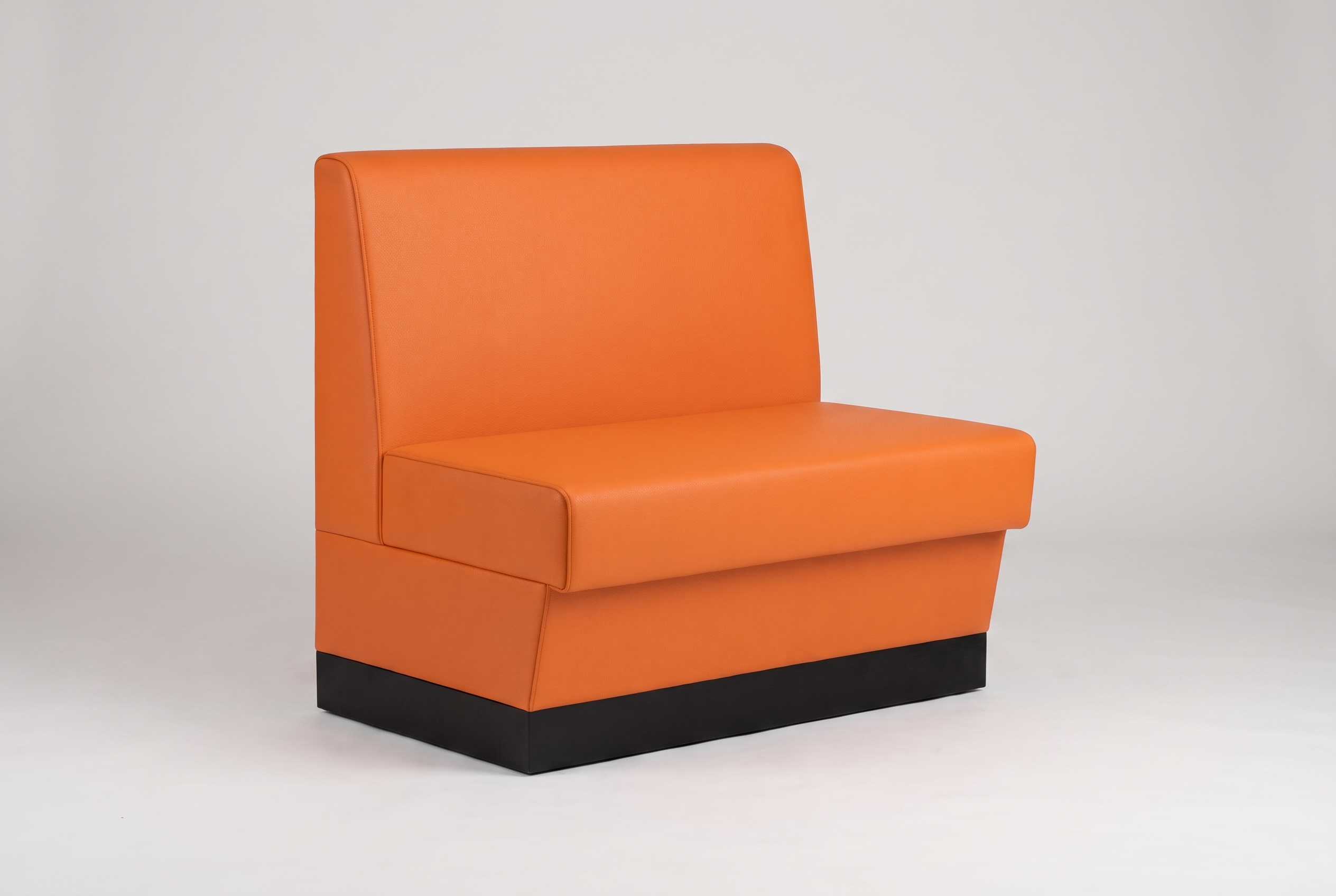 Gastrobank 60cm Orange Kunstleder Florenz Sitzbank Dinerbank