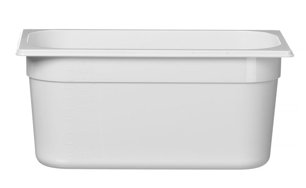 Gastronorm-Behälter 1/3 GN 1/3 57L Weiß 325x176x(H)150mm-ING12387
