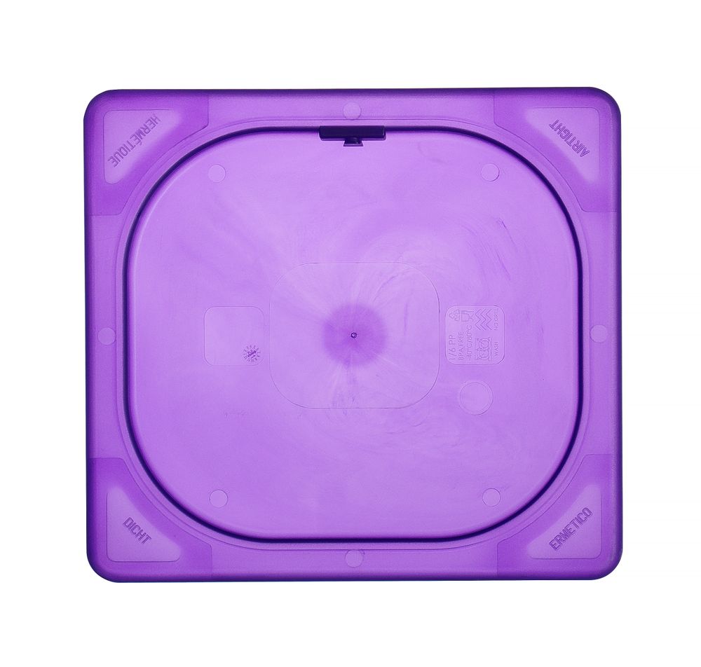 Gastronorm-Deckel violett GN 1/6 Violett 176x162mm-ING12403 Gastronorm-Deckel violett GN 1/6 Violett 176x162mm-ING12403