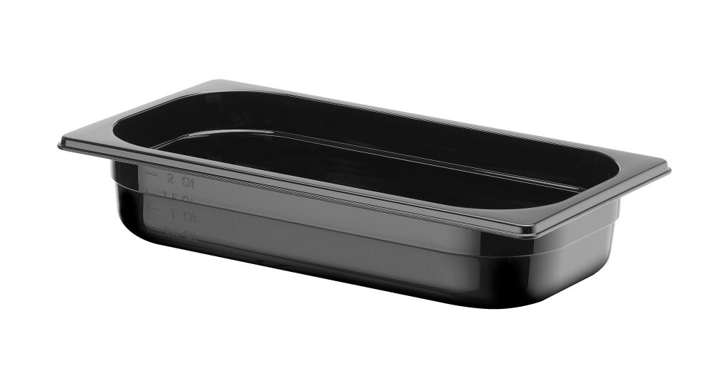 Gastronorm-Behälter 1/3 Profi Line GN 1/3 25L Schwarz 325x176x(H)65mm-ING12248 Gastronorm-Behälter 1/3 Profi Line GN 1/3 25L Schwarz 325x176x(H)65mm-ING12248