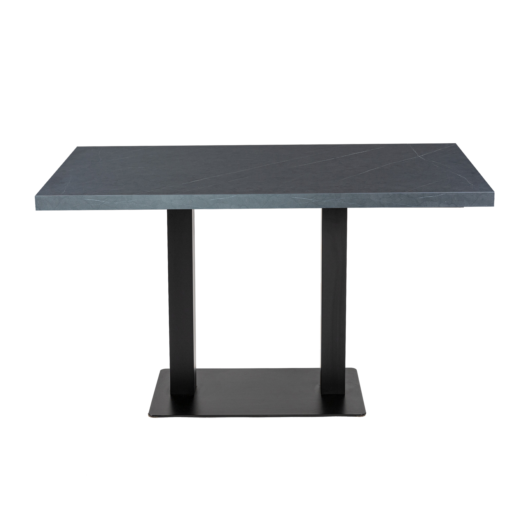 Restauranttisch Catania Anthrazit Marmor Optik 120x80cm Bistrotisch Gastrotisch-ING10783 Restauranttisch Catania Anthrazit Marmor Optik 120x80cm Bistrotisch Gastrotisch-ING10783