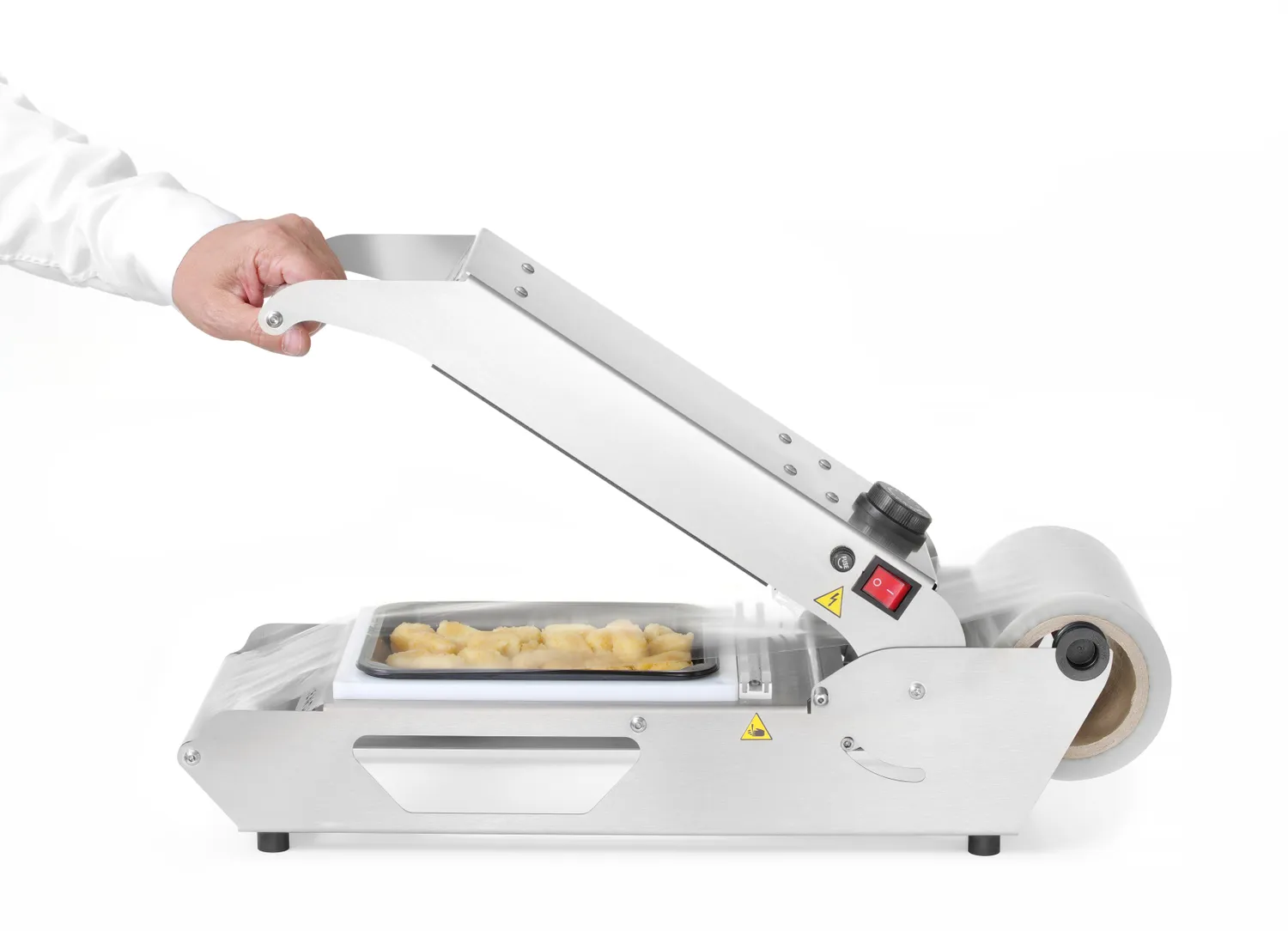 Schalenversiegelungsmaschine kompakt 230V/700W - 58,2x28,5x(H)18,5cm