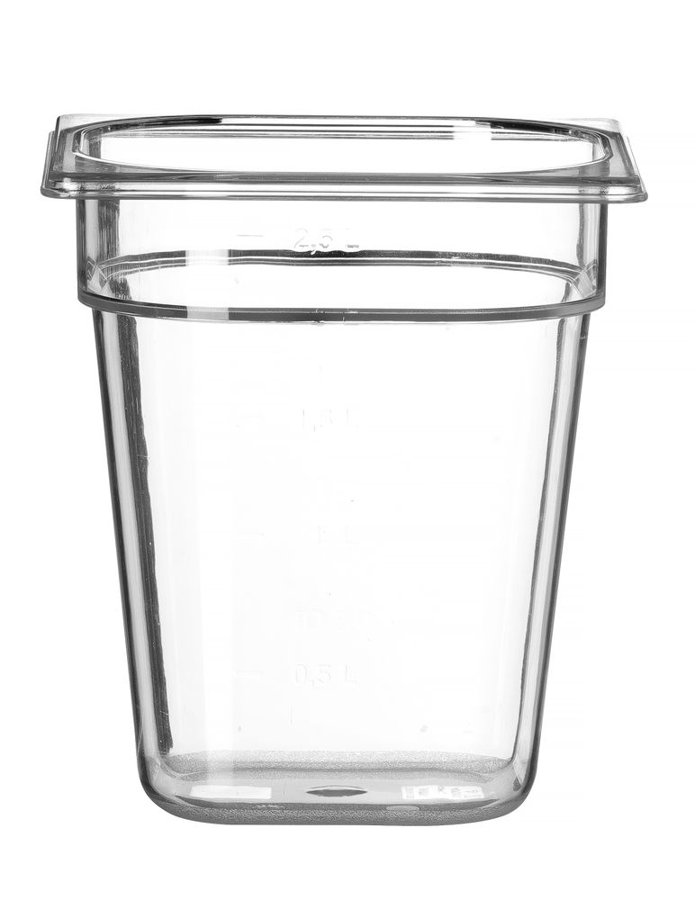 Gastronorm-Behälter 1/6 Profi Line GN 1/6 34L Transparent 176x162x(H)200mm-ING12272 Gastronorm-Behälter 1/6 Profi Line GN 1/6 34L Transparent 176x162x(H)200mm-ING12272