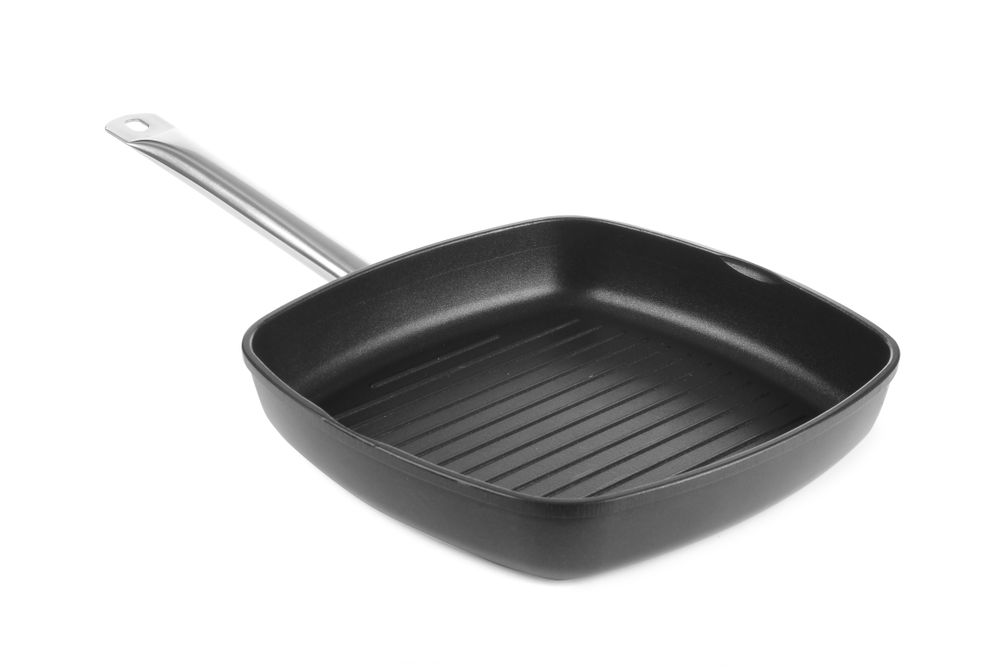 Grillpfanne mit gerillter Bratfläche Titanium Professional 550x290x(H)55mm-ING11870